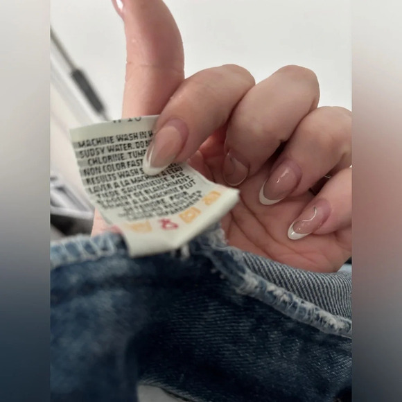 Vintage | Huntington Ridge | High-Waisted Denim Mini Skirt | Size 16 - Picture 9 of 11